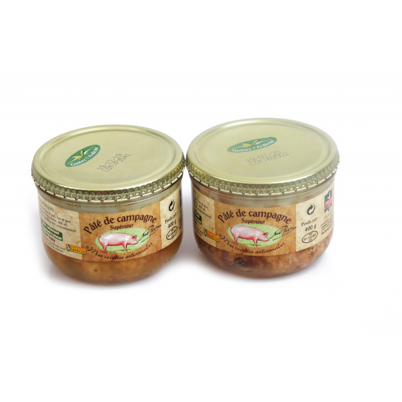 LES VIEILLES CONSERVES D'AUTREFOIS - Paté De Campagne 220G - Lot De 4